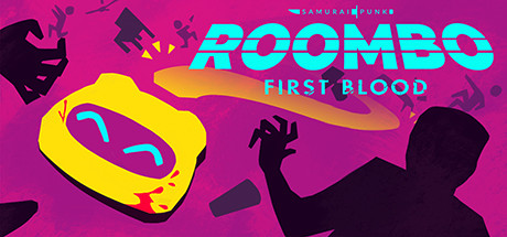 Roombo: First Blood - JUSTICE SUCKS Logo