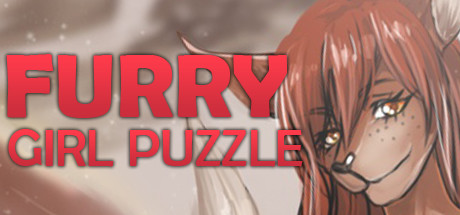 FURRY GIRL PUZZLE Logo