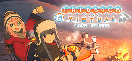 ゆるキャン△ VIRTUAL CAMP ～本栖湖編～ / Laid-Back Camp - Virtual - Lake Motosu Logo