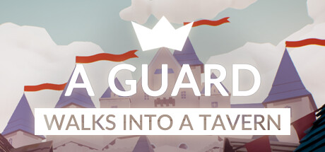 a guard walks into a tavern Logo