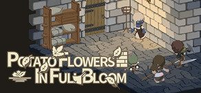 Potato Flowers in Full Bloom Logo