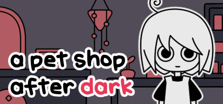 a pet shop after dark Logo