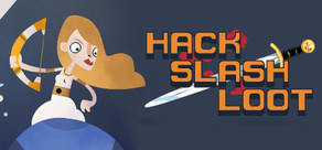Hack, Slash, Loot Logo