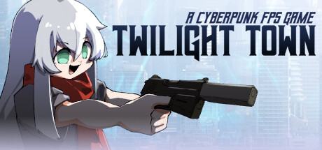 Twilight Town: A Cyberpunk FPS Logo