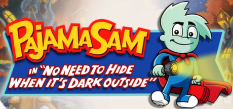 Pajama Sam in No Need to Hide When It's Dark Outside Logo