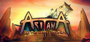 Aritana and the Harpy's Feather Logo