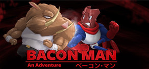 Bacon Man: An Adventure Logo