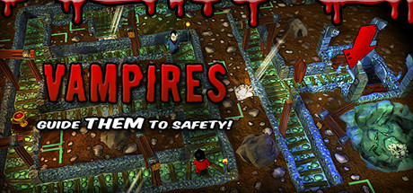 Vampires: Guide Them to Safety! Logo