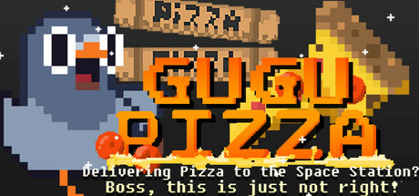GuGu Pizza : Delivering Pizza to the Space Station? Boss, this is just not right! Logo
