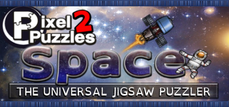Pixel Puzzles 2: Space Logo