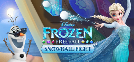 Frozen Free Fall: Snowball Fight Logo
