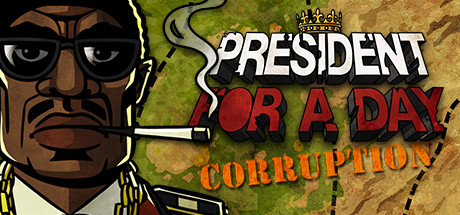 President for a Day - Corruption Logo
