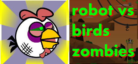Robot vs Birds Zombies Logo