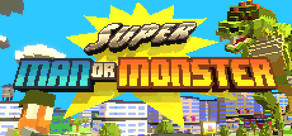 Super Man Or Monster Logo