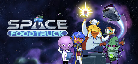 Space Food Truck Logo