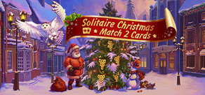 Solitaire Christmas. Match 2 Cards Logo