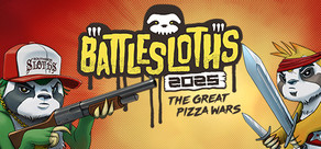 BATTLESLOTHS 2025: The Great Pizza Wars Logo