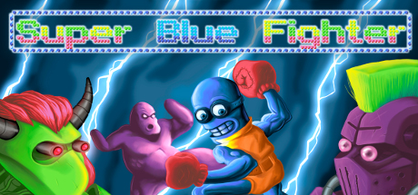 Super Blue Fighter Logo