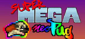 Super Mega Neo Pug Logo
