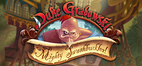 Duke Grabowski, Mighty Swashbuckler Logo