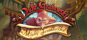 Duke Grabowski, Mighty Swashbuckler Logo