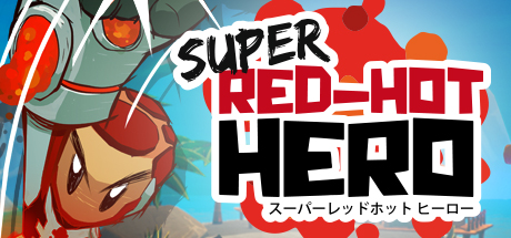 Super Red-Hot Hero Logo