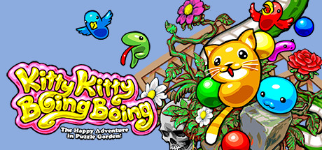 Kitty Kitty Boing Boing: the Happy Adventure in Puzzle Garden! Logo