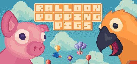 Balloon Popping Pigs Logo