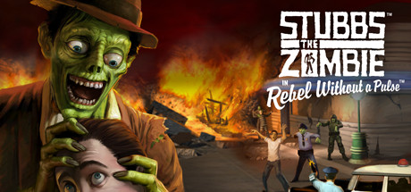 Stubbs the Zombie in Rebel Without a Pulse Logo