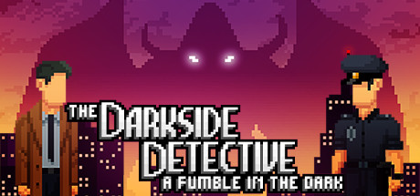 The Darkside Detective: A Fumble in the Dark Logo