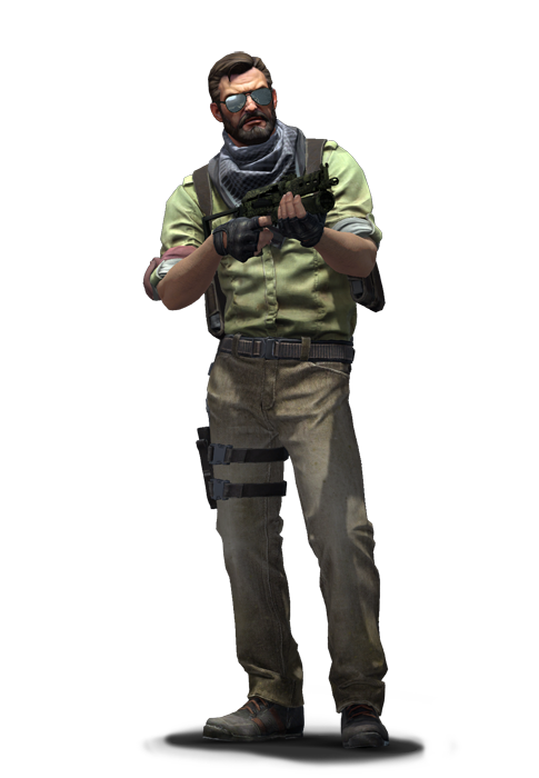 Download CS GO Mobile Armed Terrorist With Mask Wallpaper