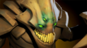 A picture of sand king
