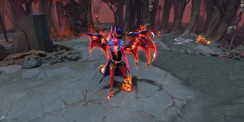 Dota 2 Eminence Of Ristul Queen Of Pain Arcana