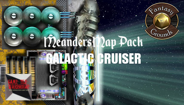 Fantasy Grounds - Meanders Map Pack: Galactic Cruiser (Map Pack) Steam capsule image