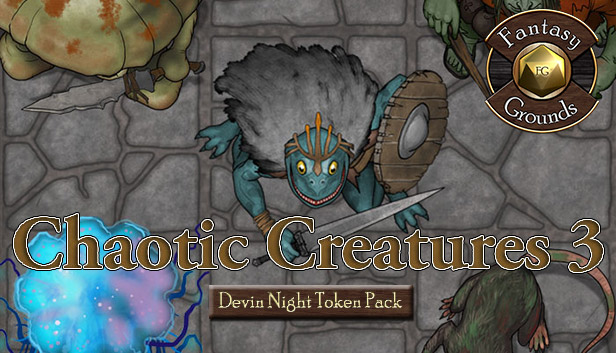 Fantasy Grounds - Devin Night Pack 107: Chaotic Creatures 3 (Token Pack) Steam capsule image