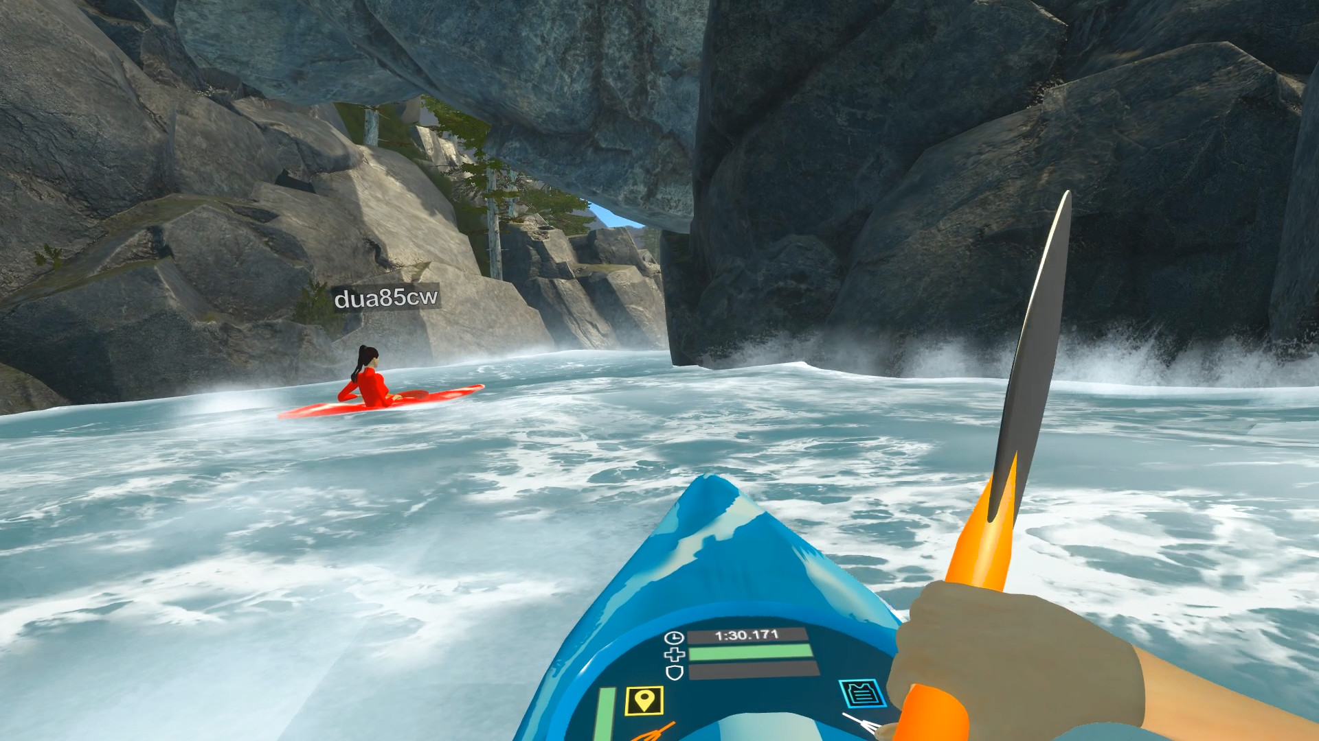 Fritid interval Spectacle DownStream: VR Whitewater Kayaking on Steam