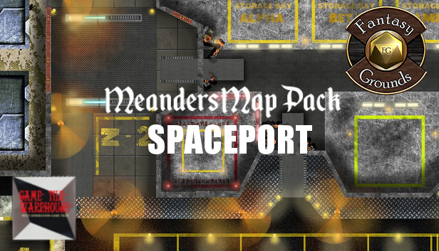 Fantasy Grounds - Meanders Map Pack: Spaceport (Map Pack) Steam capsule image