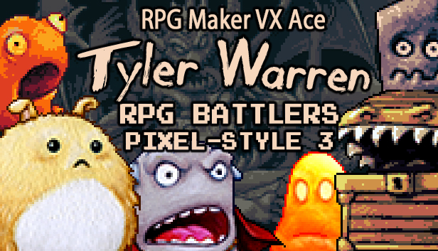 RPG Maker VX Ace - Tyler Warren RPG Battlers Pixel Style 3 Steam capsule image