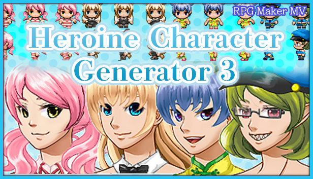 RPG Maker MV - Heroine Character Generator 3 Steam capsule image