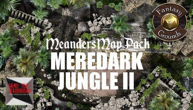 Fantasy Grounds - Meanders Map Pack: Meredark Jungle II (Map Pack) Steam capsule image
