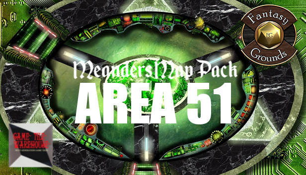 Fantasy Grounds - Meanders Map Pack: Area 51 (Map Pack) Steam capsule image