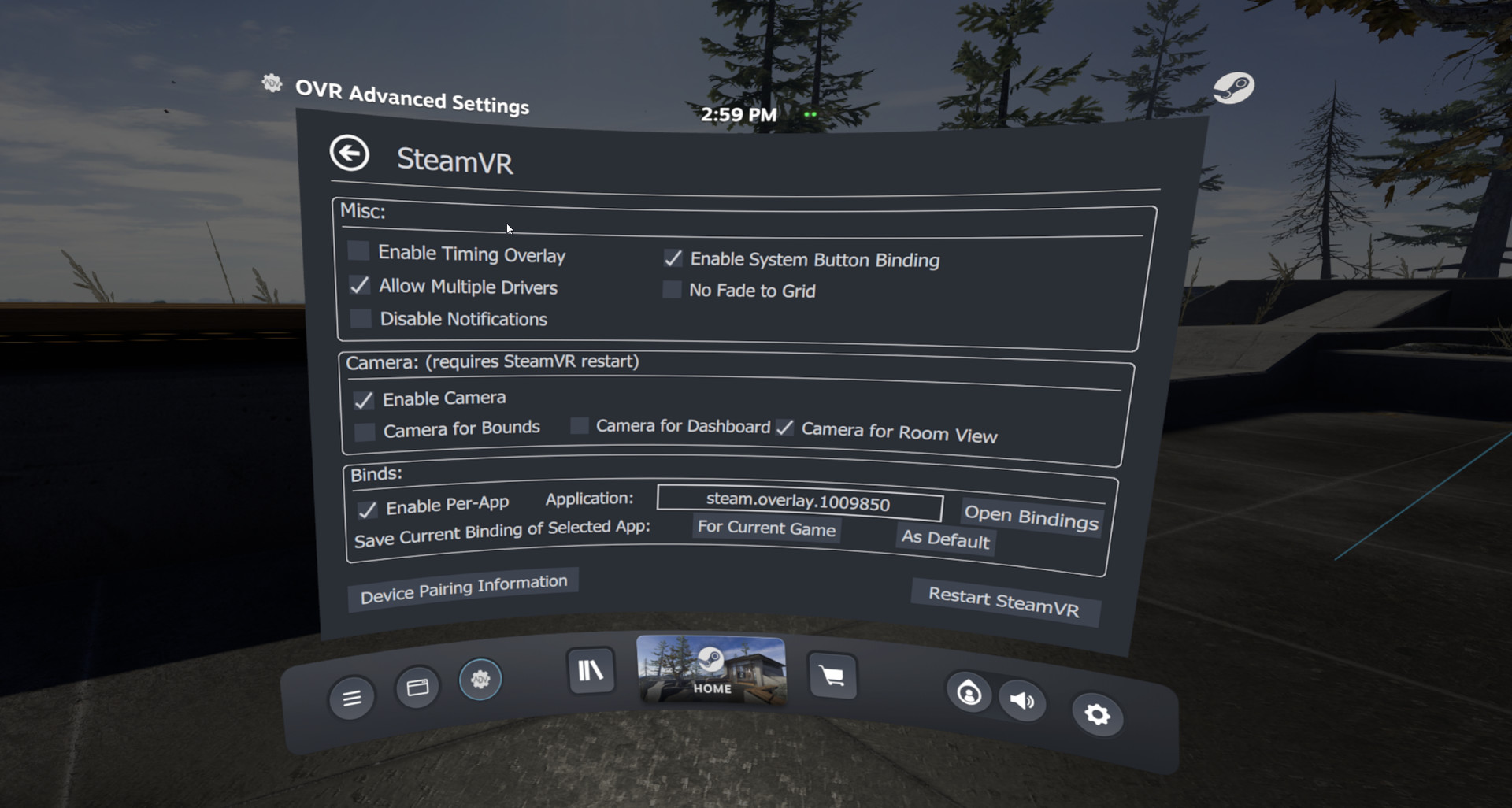 OVR Advanced Settings on Steam
