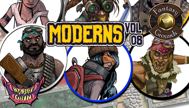 Fantasy Grounds - Moderns, Volume 8 (Token Pack) Steam capsule image