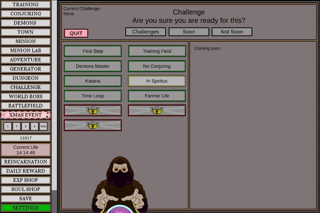 wizard and minion idle wizard and minion idle