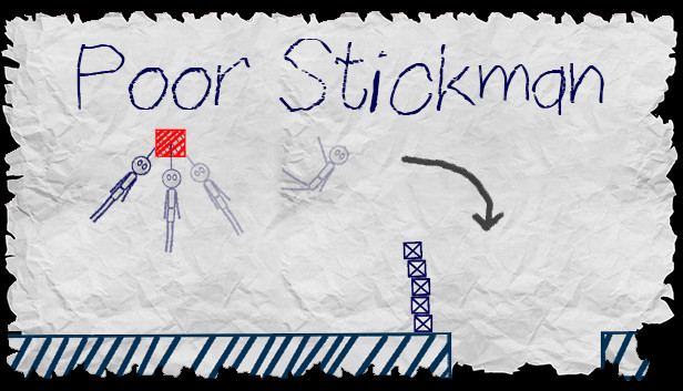 Poor Stickman Steam capsule image