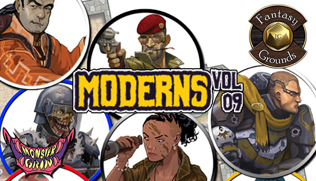 Fantasy Grounds - Moderns, Volume 9 (Token Pack) Steam capsule image