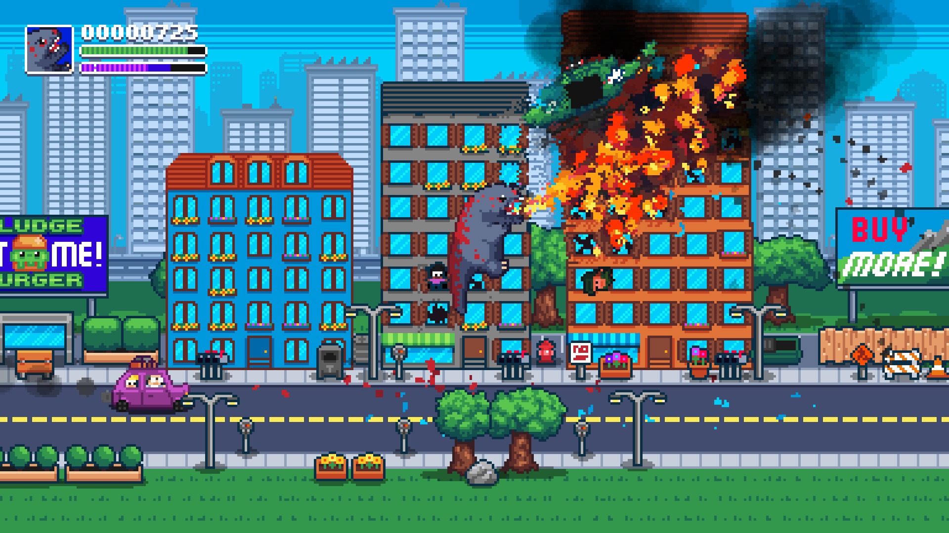 Terror of Hemasaurus Review (PC): Brilliant Kaiju Destruction in Retro 2D –  Nine Over Ten 9/10