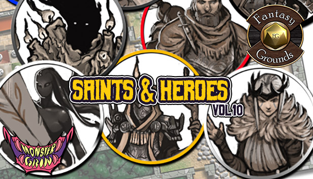 Fantasy Grounds - Saints and Heroes, Volume 10 (Token Pack) Steam capsule image