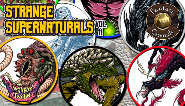 Fantasy Grounds - Strange Supernaturals, Volume 11 (Token Pack) Steam capsule image