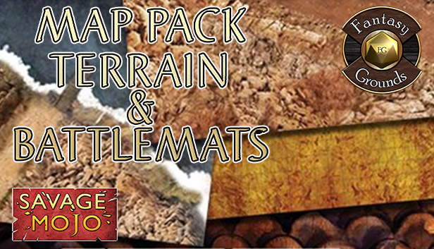 Fantasy Grounds - Map Pack Terrain and Battlemats (Map Pack) Steam capsule image